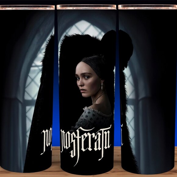 Nosferatu Ellen Hutter and Count Orlok Cup Mug Tumbler - Picture 1 of 3